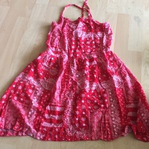 Bandanna print sundress